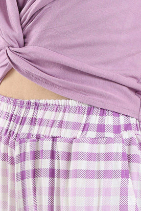 Cotton Rich Checkered Pyjama Set - Carina - كارينا