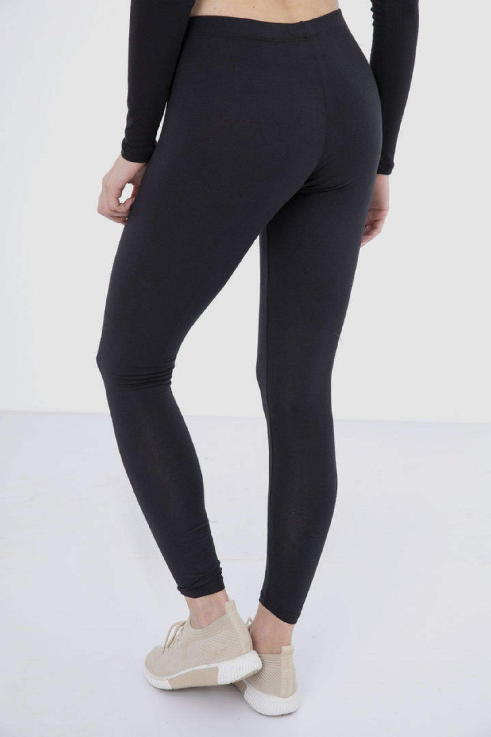 Carina Womens Set of Two Viscose Skinny Fit Leggings, Black/White, L: Buy  Online at Best Price in Egypt - Souq is now