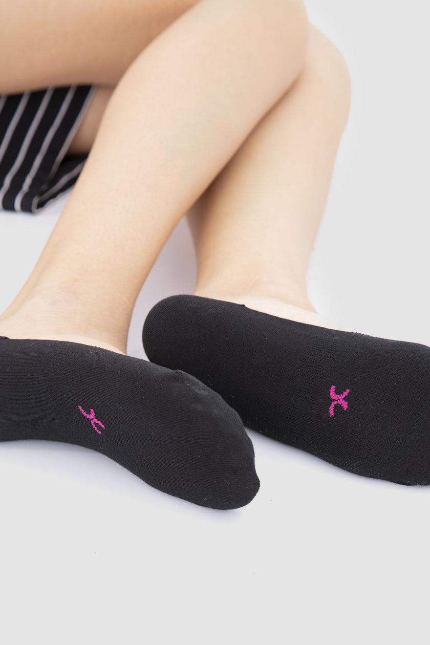 Cotton Solid Socks - 3 Pairs - Carina - كارينا
