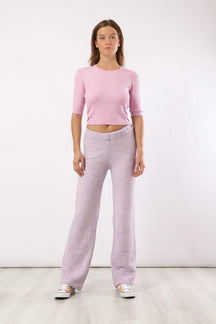Cropped Ribbed Pullover - Carina - كارينا