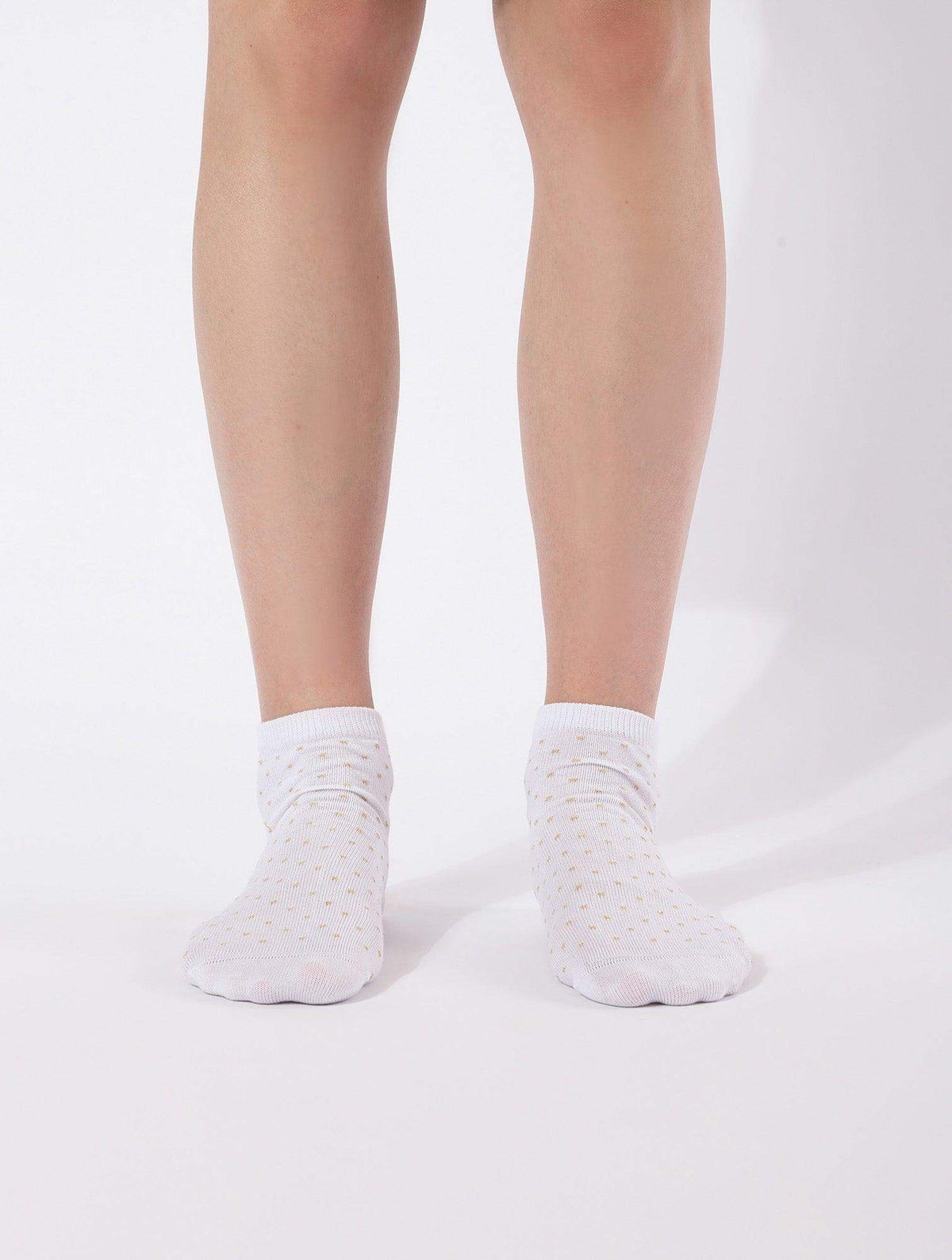 Dotted Cotton Socks - Carina - كارينا