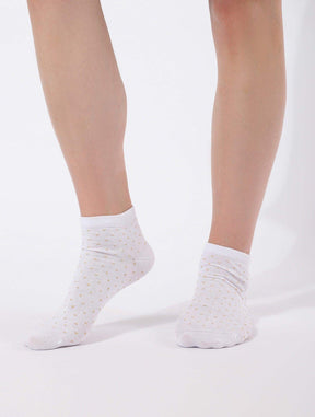Dotted Cotton Socks - Carina - كارينا