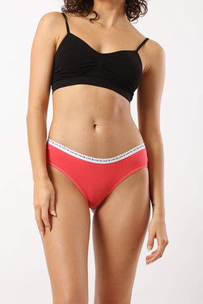 Elastic Waist Bikini Panties - 5 Pcs - Carina - كارينا