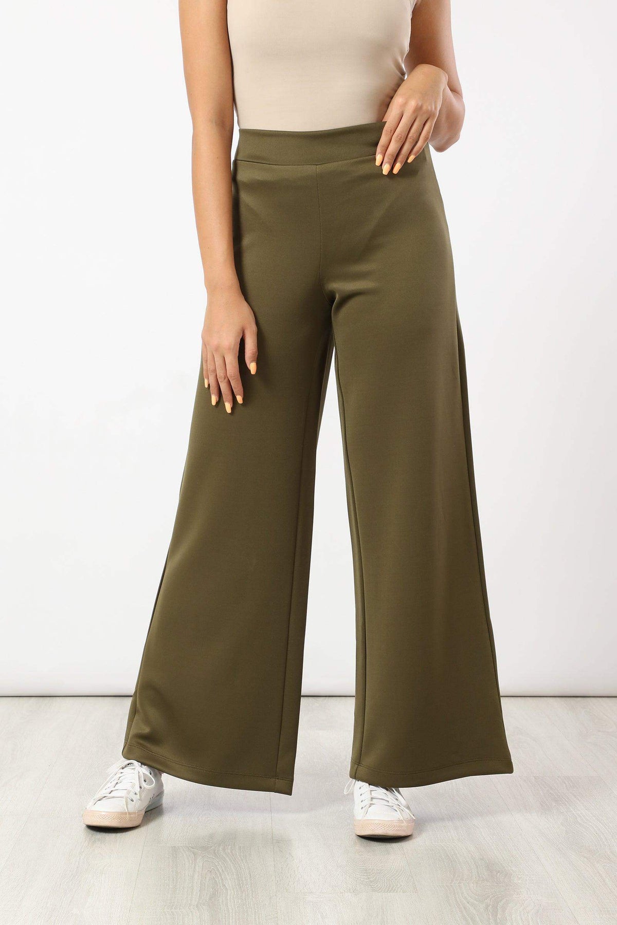 Elastic Waist Slip On Pants - Carina - كارينا