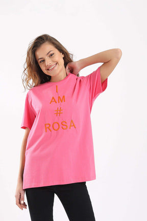 Embroidered Comfy T-Shirt - Carina - كارينا