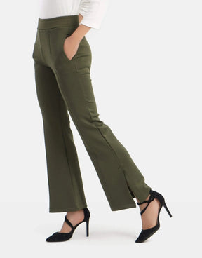 Flared Split-Hem Pants - Carina - كارينا