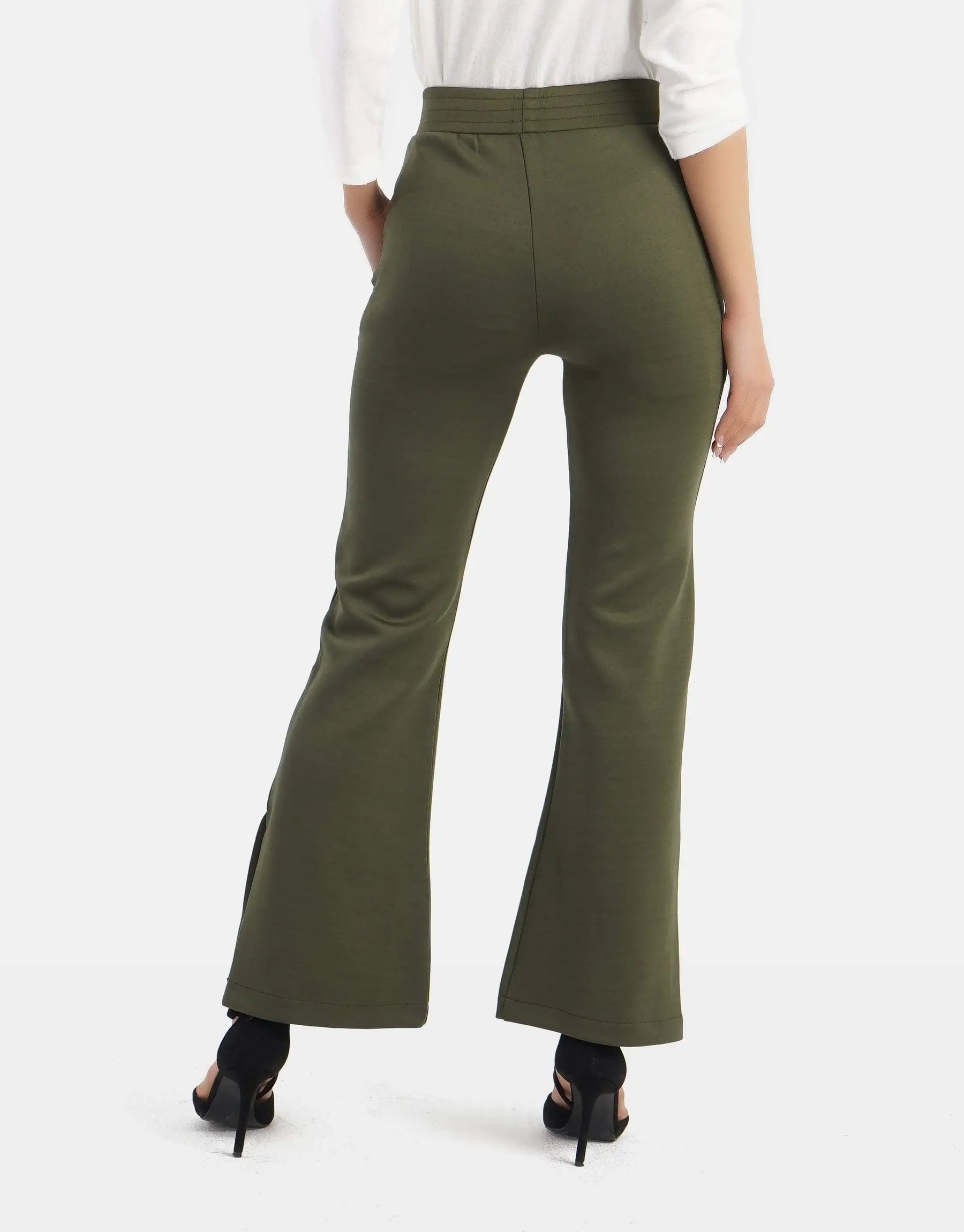 Flared Split-Hem Pants - Carina - كارينا