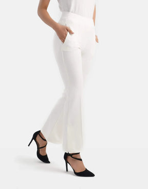 Flared Split-Hem Pants - Carina - كارينا