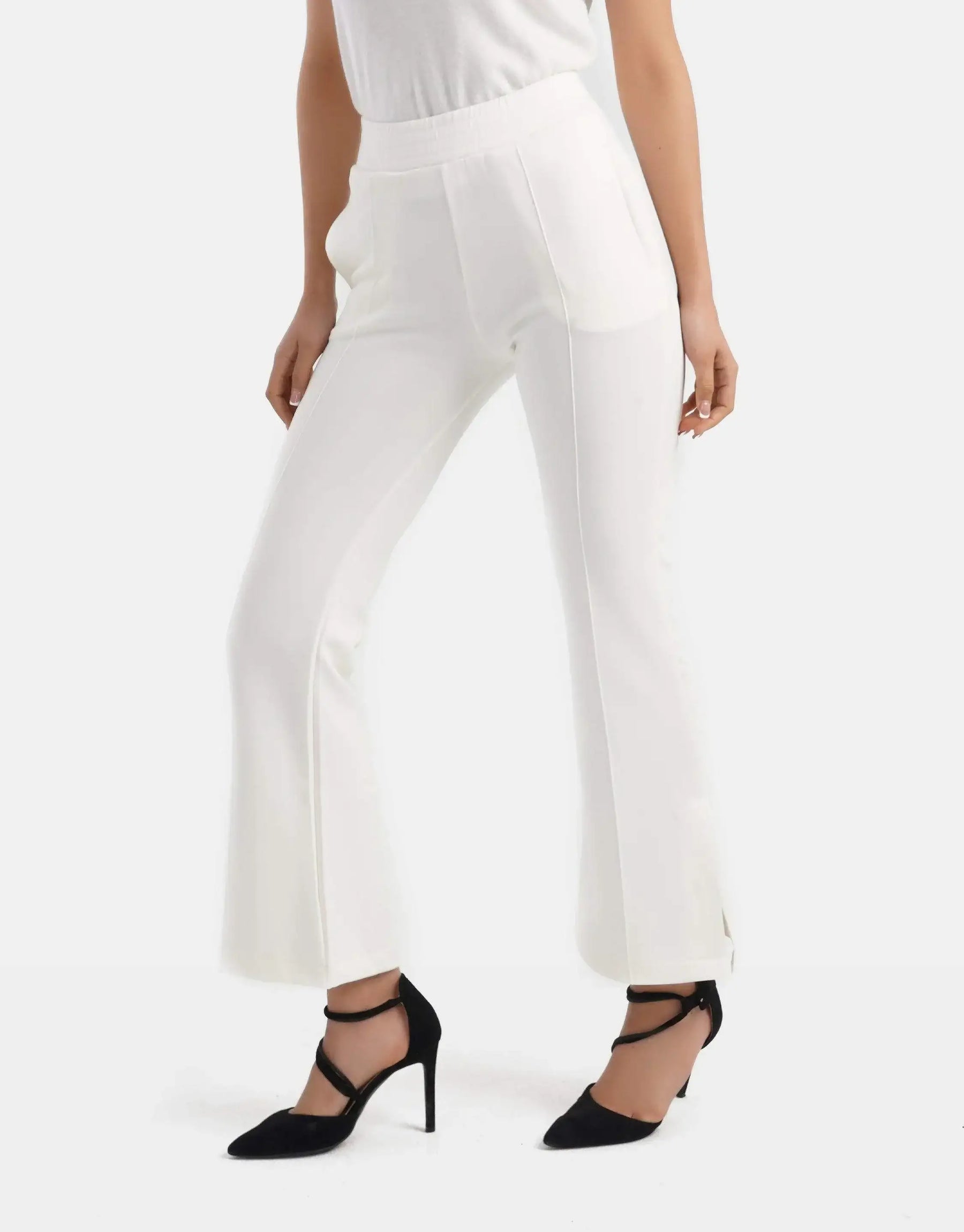 Flared Split-Hem Pants - Carina - كارينا