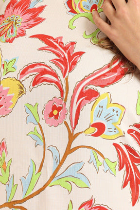 Floral Print Sleeveless Dress - Carina - كارينا