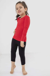 Girls Microfiber Long Sleeves Top Classic Girly-N - Carina - كارينا