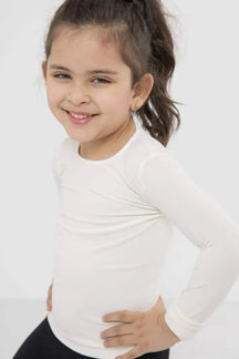 Girls Microfiber Long Sleeves Top Classic Girly-N - Carina - كارينا