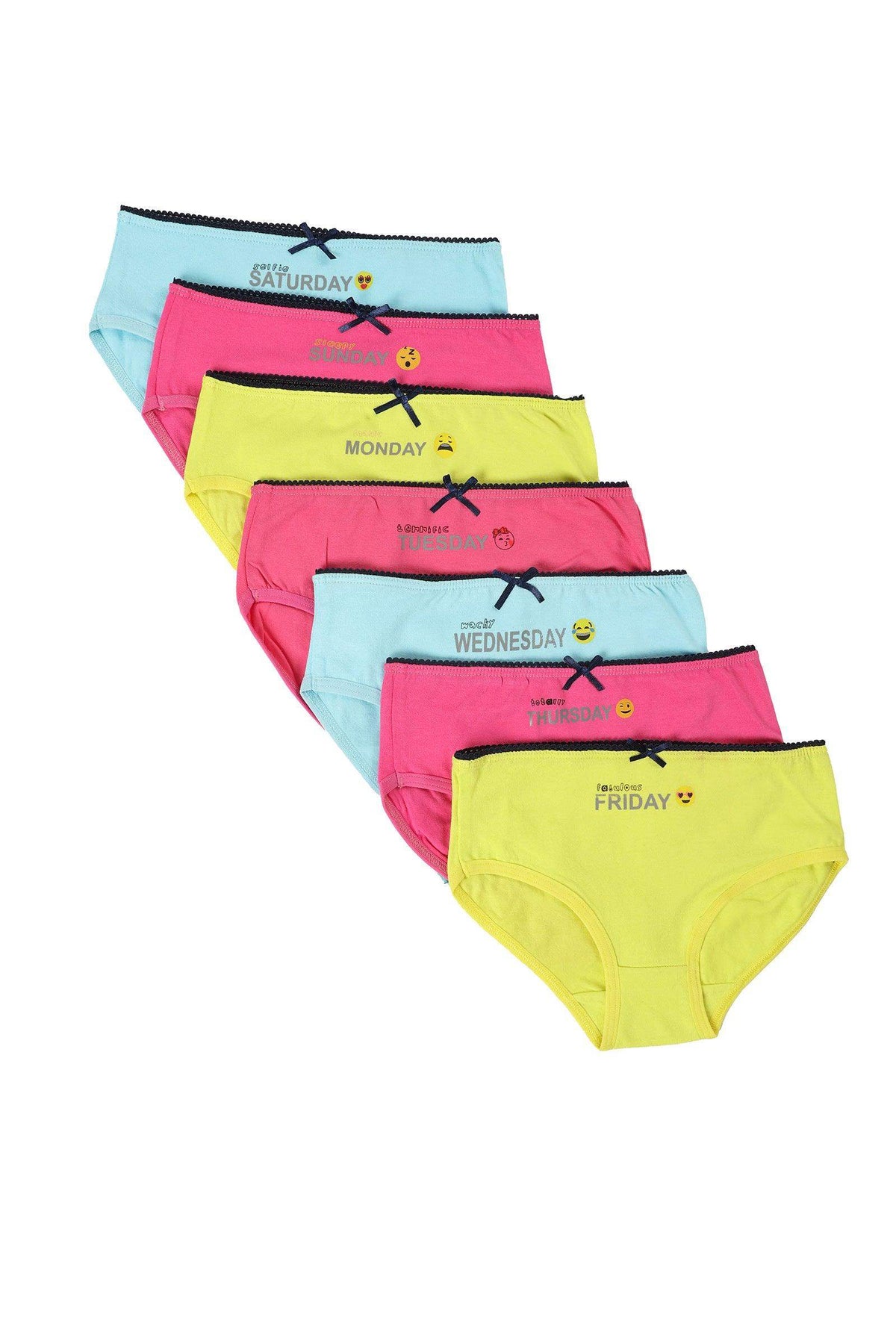 Girly Cotton Briefs (Pack of 7) - Carina - كارينا