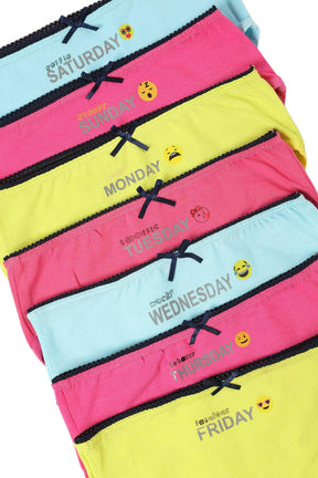 Girly Cotton Briefs (Pack of 7) - Carina - كارينا