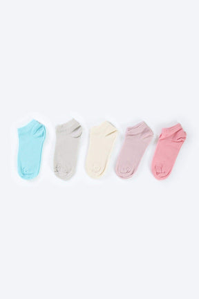 Girly Cotton Socks - 5 Pairs - Carina - كارينا