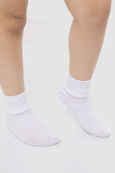 Girly White Socks - 1 Pair - Carina - كارينا