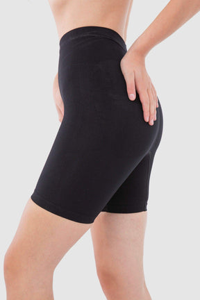 ROBERT MATTHEW Brilliance Lower Tummy Control Shapewear Shorts for Women,  Strapless, High Waist Body Shaper Under Dress Black at  Women's  Clothing store