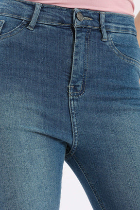 High Waist Slim Fit Jeans - Carina - كارينا