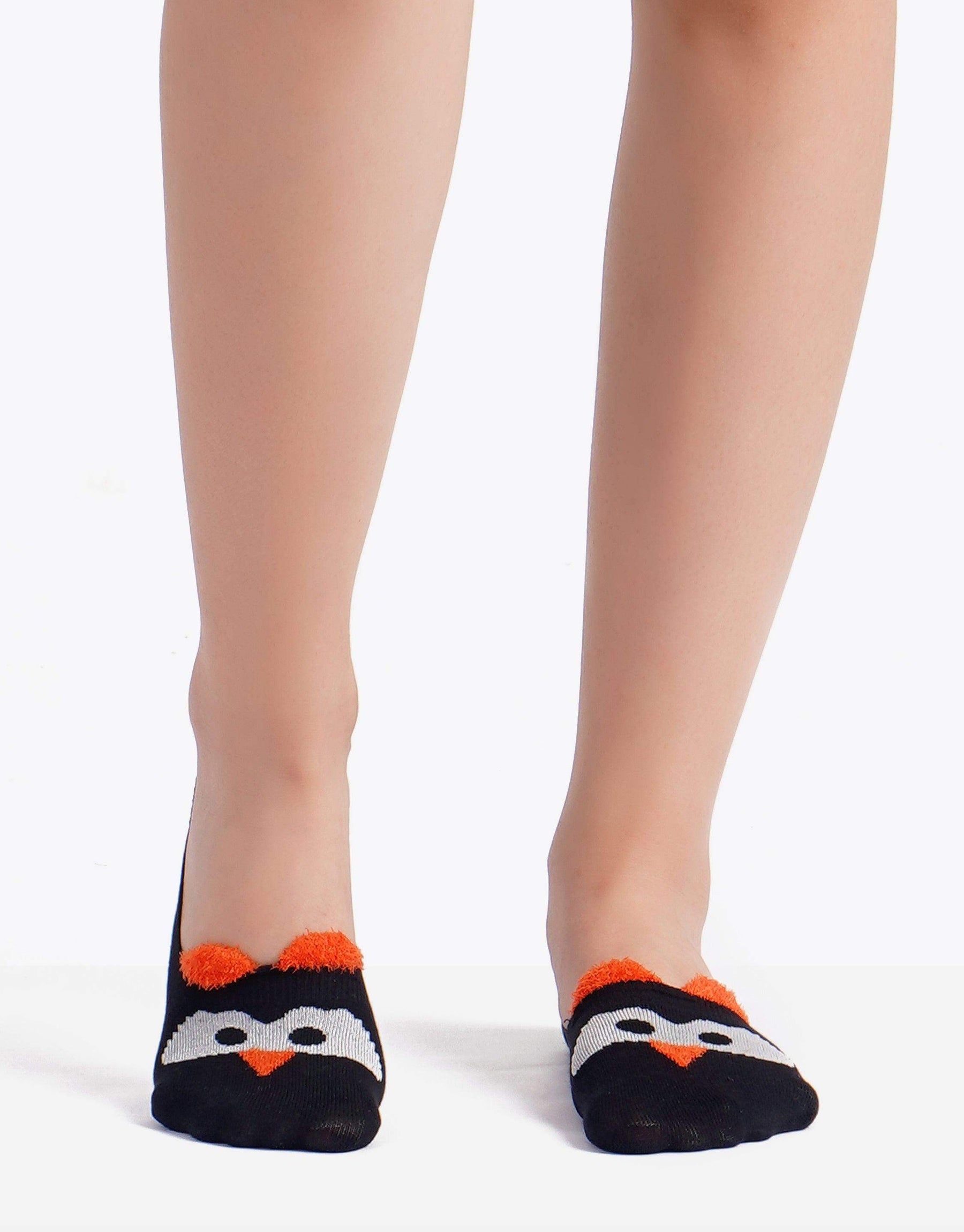 Invisible Socks with Animal Print - 3 Pairs - Carina - كارينا