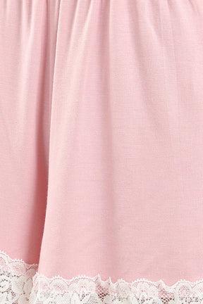 Lace Trim Short Pyjama Set - Carina - كارينا