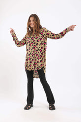 Leopard Print Shirt - Carina - كارينا