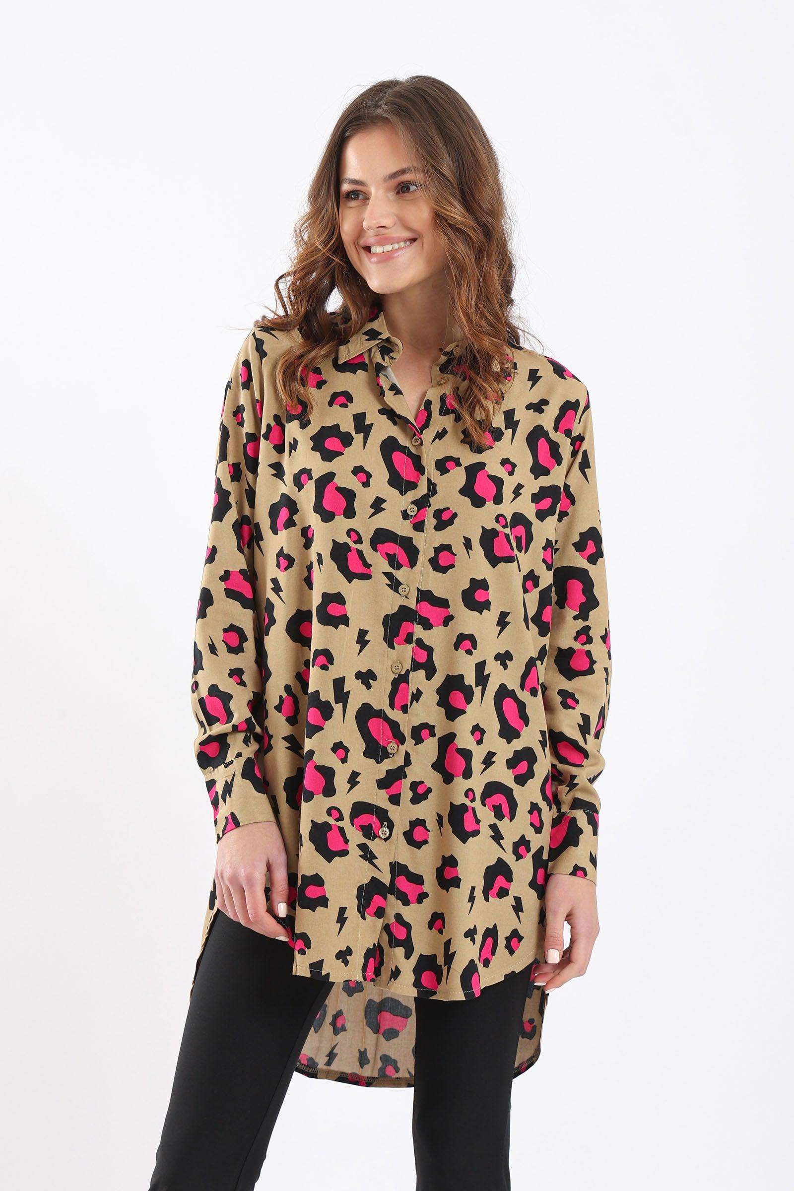 Leopard Print Shirt - Carina - كارينا