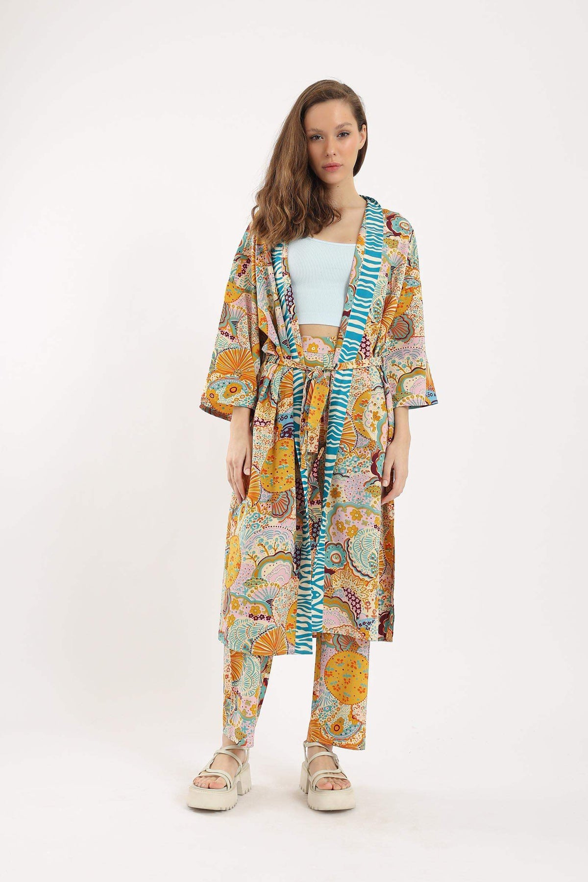 Long Sleeve Kimono - Carina - كارينا