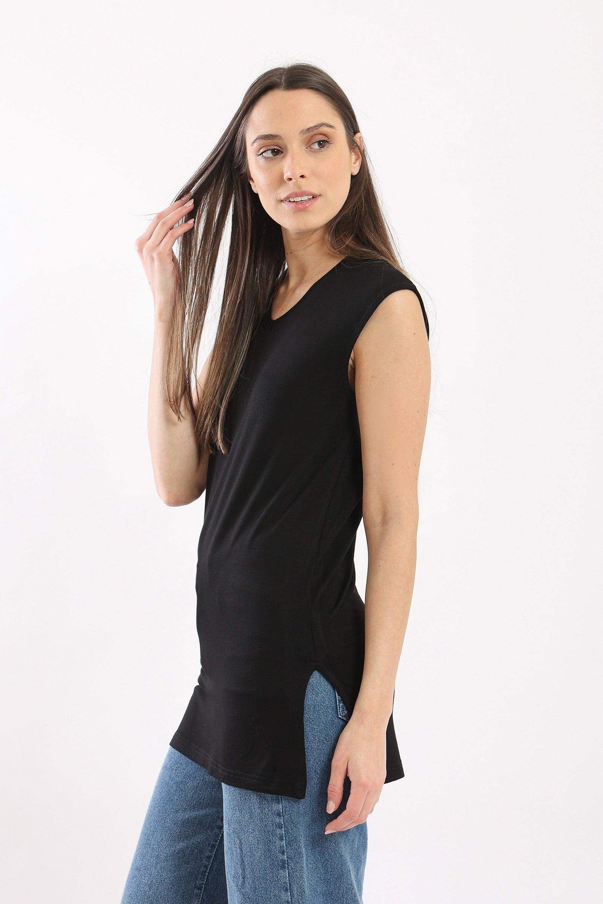 Lounge Top with Side Slits - Carina - كارينا