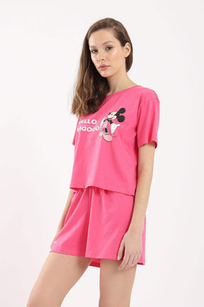 Mickey Mouse Printed Pyjama Set - Carina - كارينا