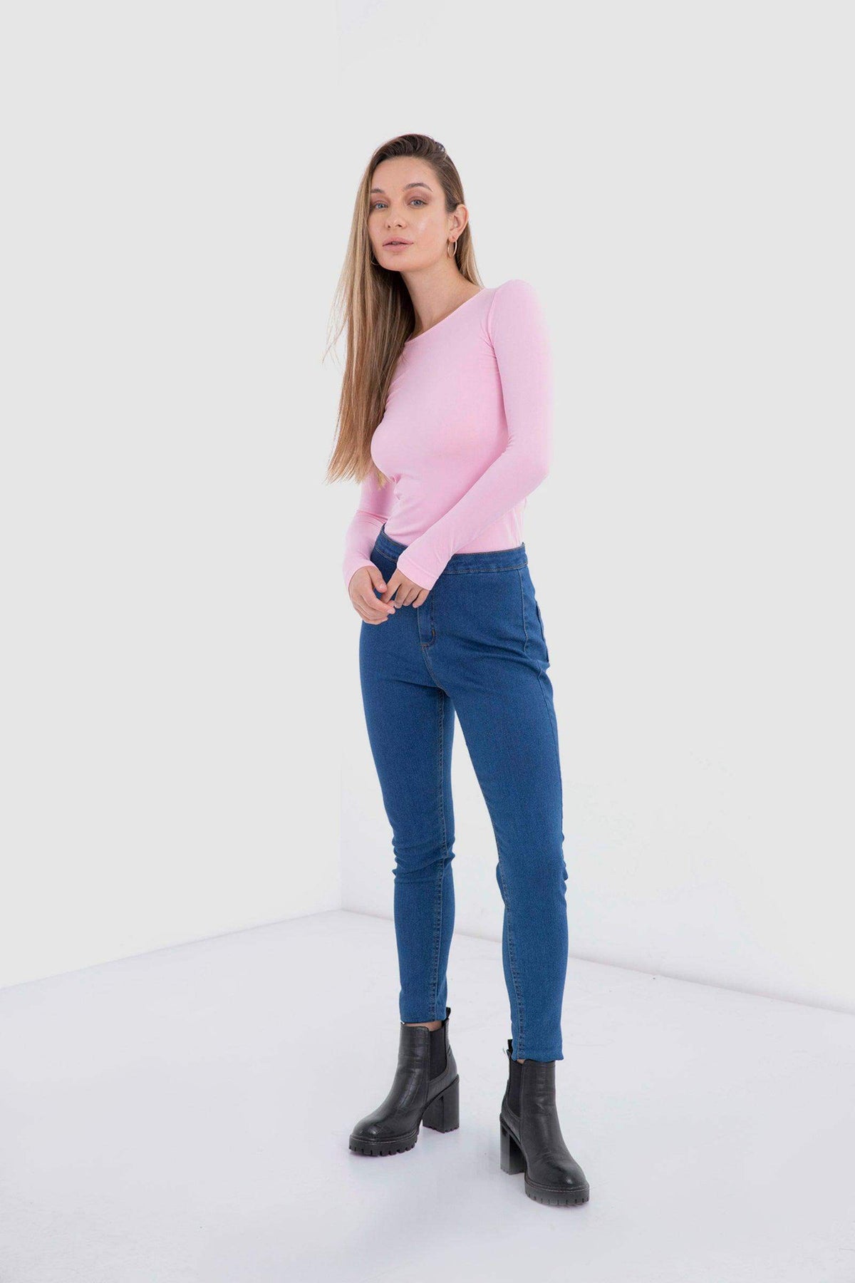 Microfiber Long Sleeves Top - Carina - كارينا