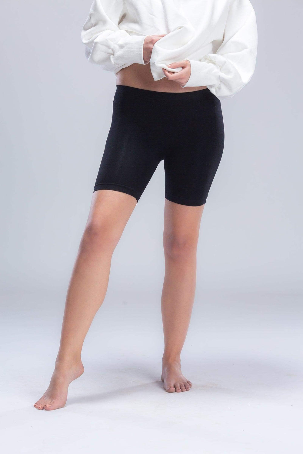 Microfiber Mid-Thigh Shorts (Pack of 3) - Carina - كارينا