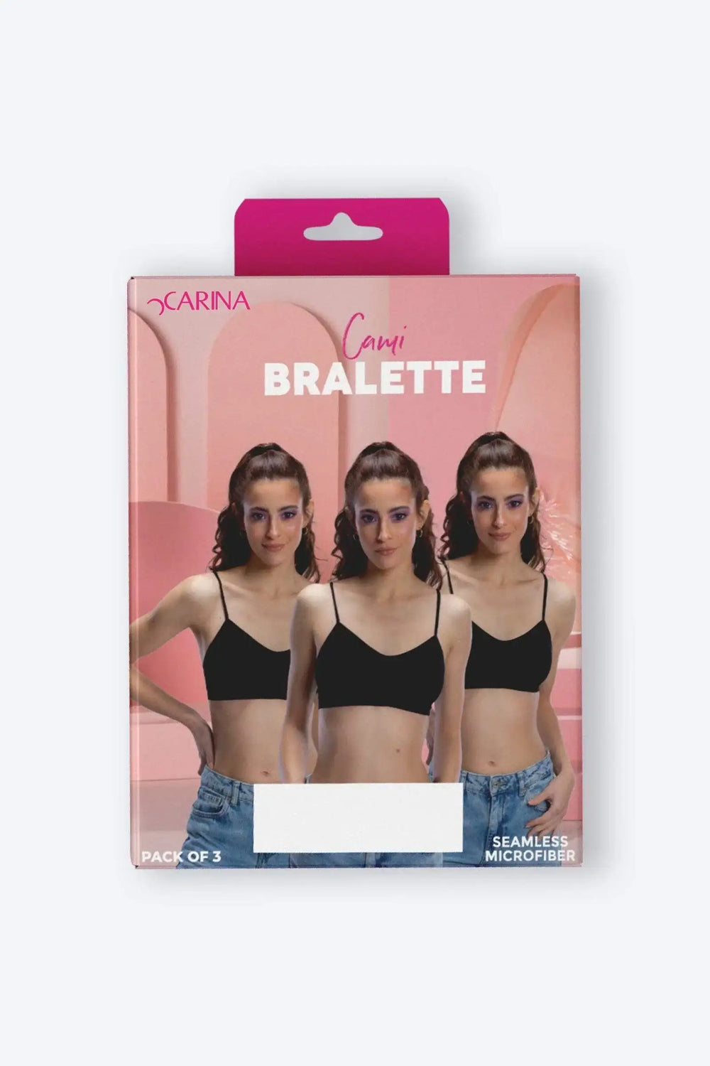 Microfiber Seamless Bralette (Pack of 3) - Carina - كارينا