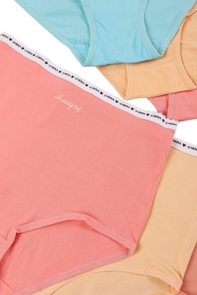 Pack of 10 Colored Full Brief - Carina - كارينا
