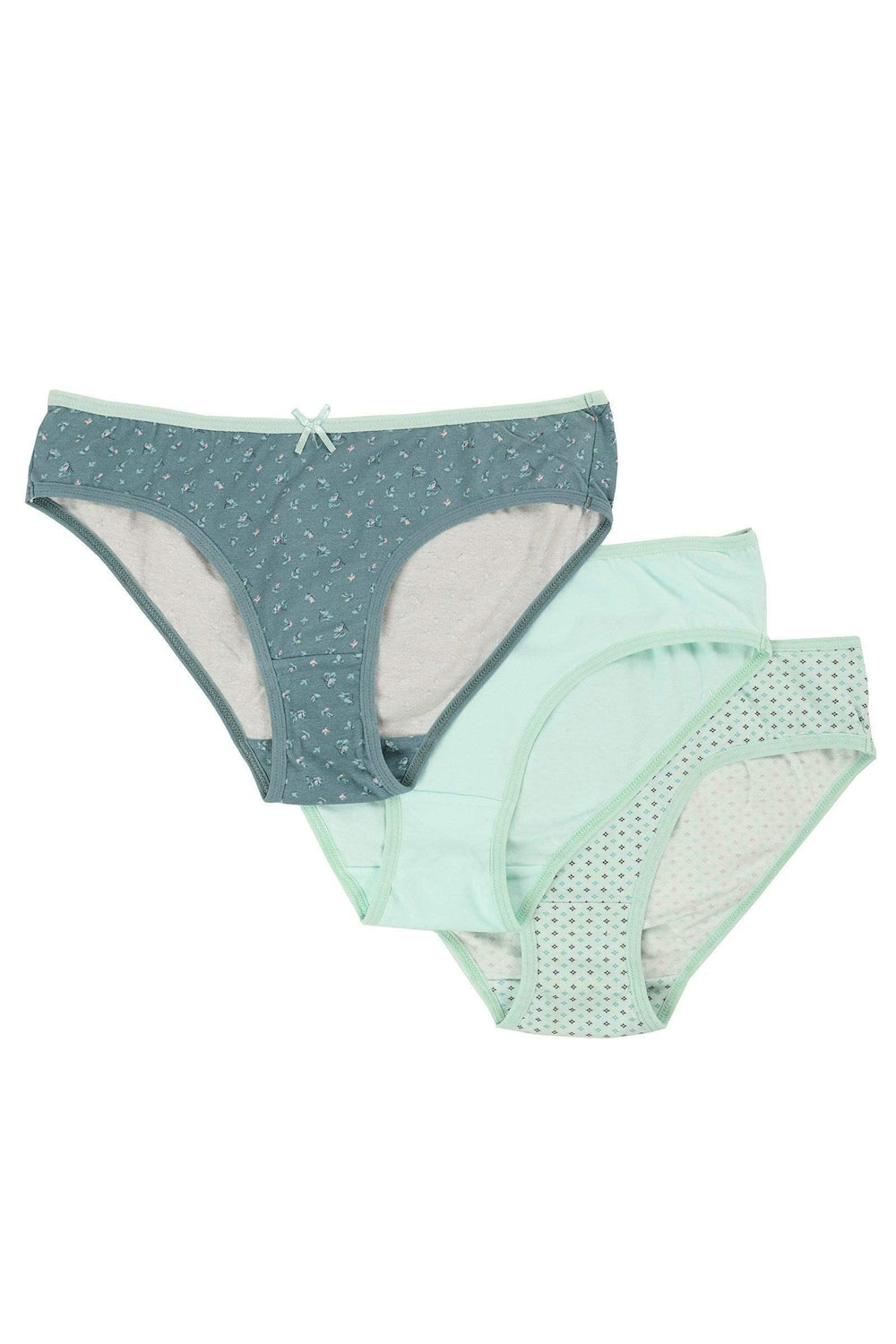 Pack of 3 Colored Bikini Panties - Carina - كارينا