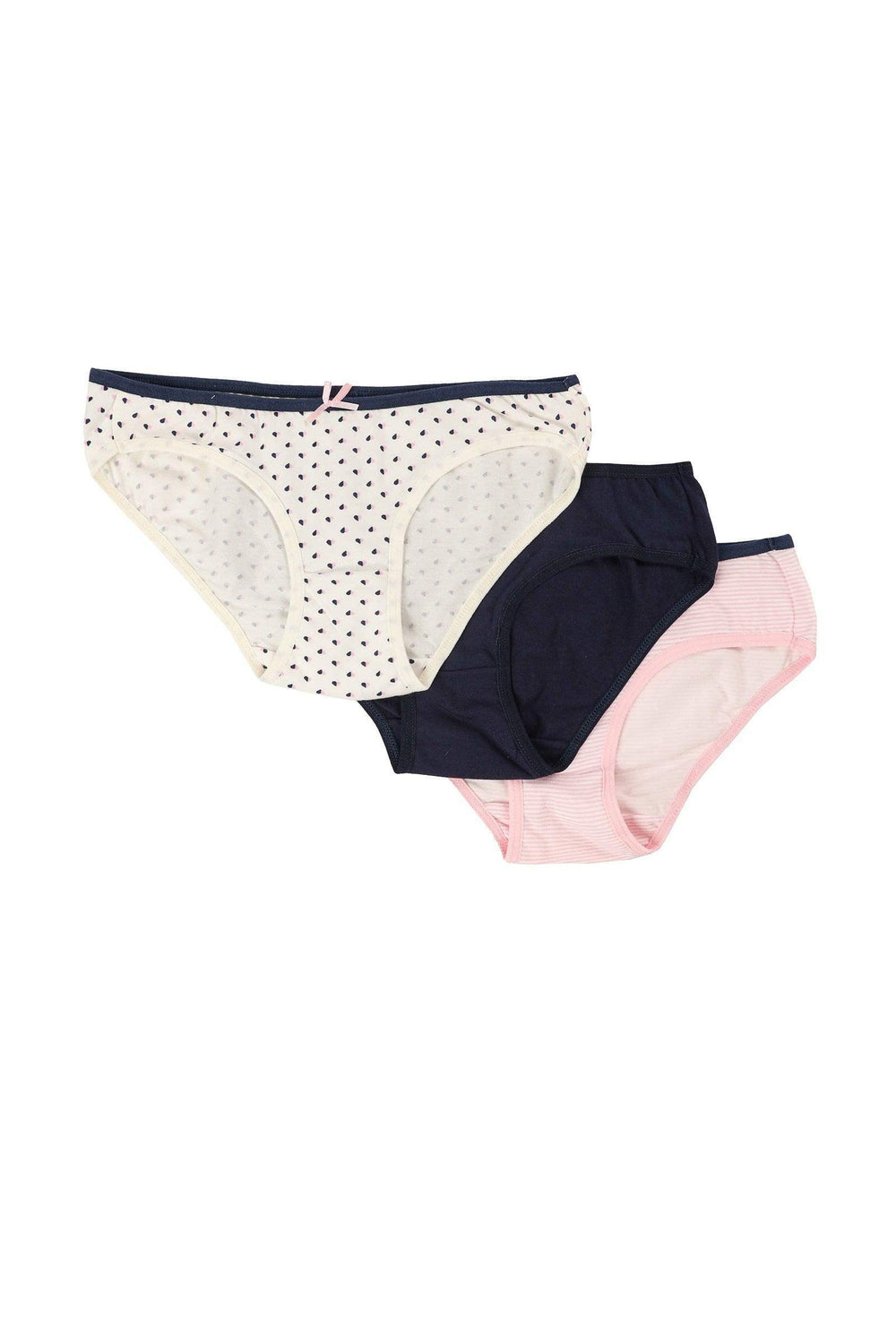 Pack of 3 Colored Bikini Panties - Carina - كارينا