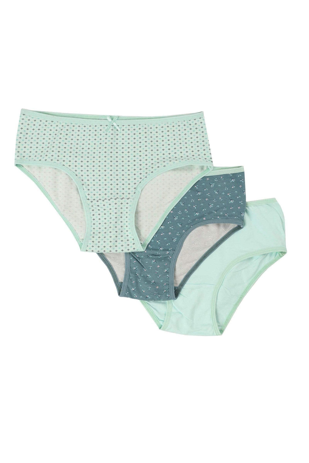 Pack of 3 Colored Brief Panties - Carina - كارينا