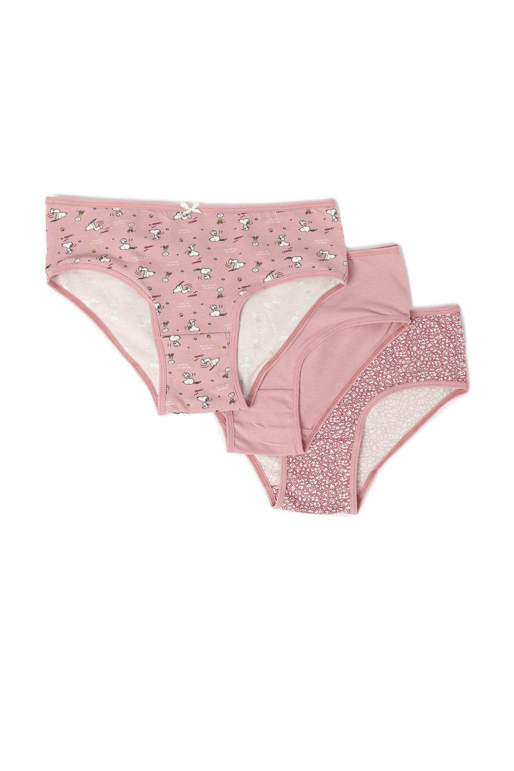 Pack of 3 Cotton Brief Panties - Carina - كارينا