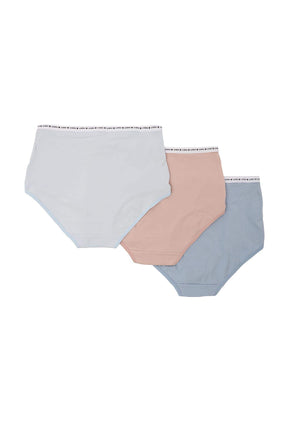Pack of 3 Cotton Full Brief - Carina - كارينا