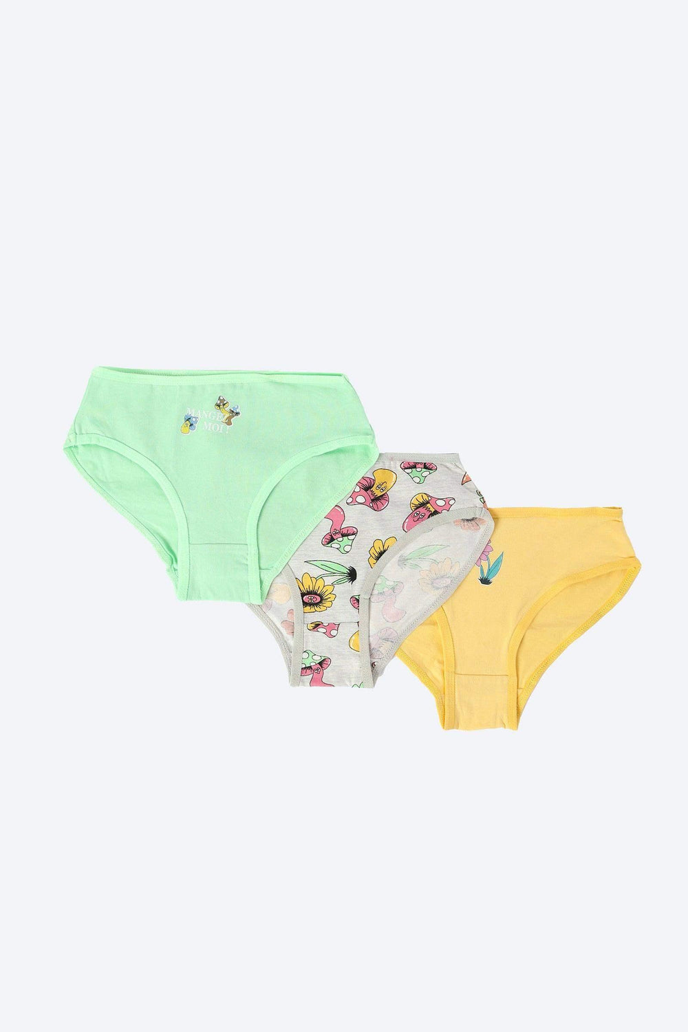 Pack of 3 Girly Brief Panties - Carina - كارينا
