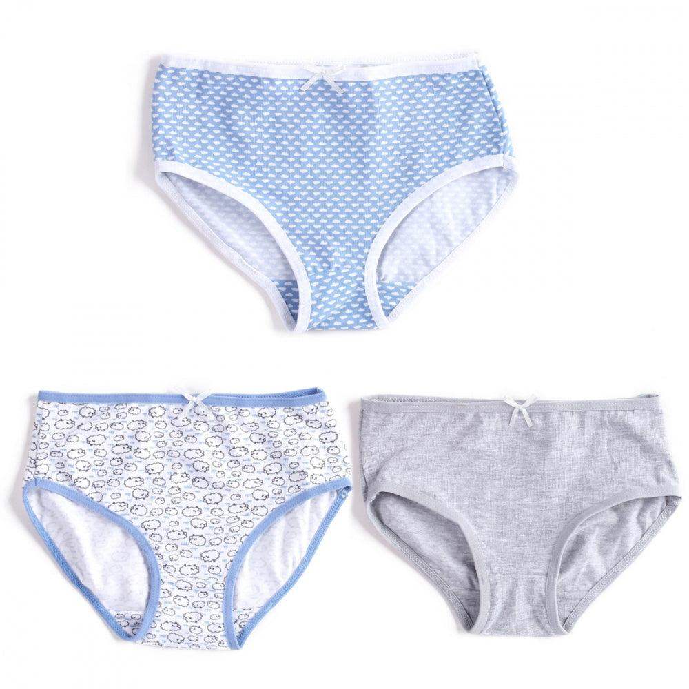 Pack of 3 Girly Cotton Rich Brief - Carina - كارينا