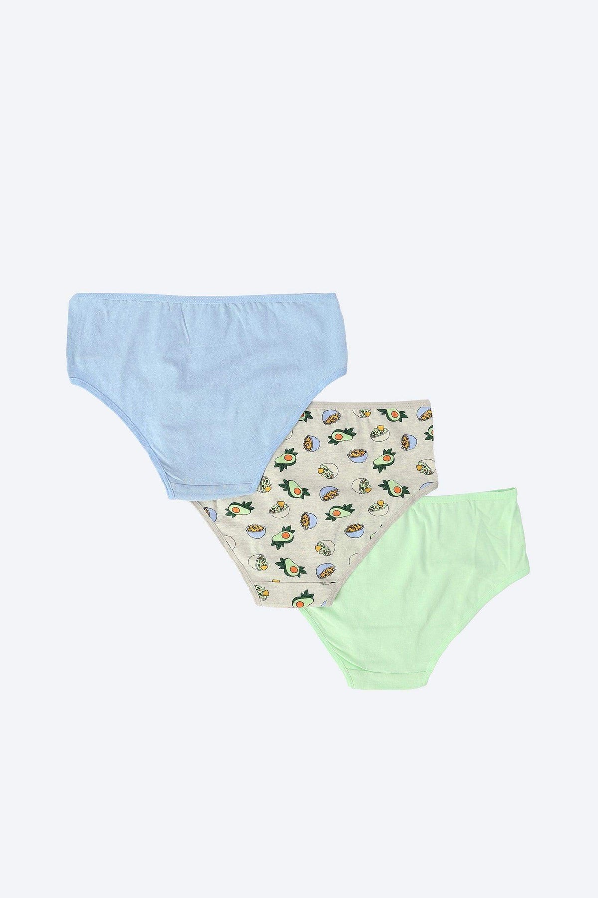Pack of 3 Printed Brief Panties - Carina - كارينا