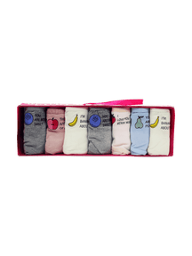 Pack of 5 Colored Full Brief Panties - Carina - كارينا