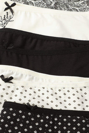 Pack of 5 Cotton Bikini Panties - Carina - كارينا