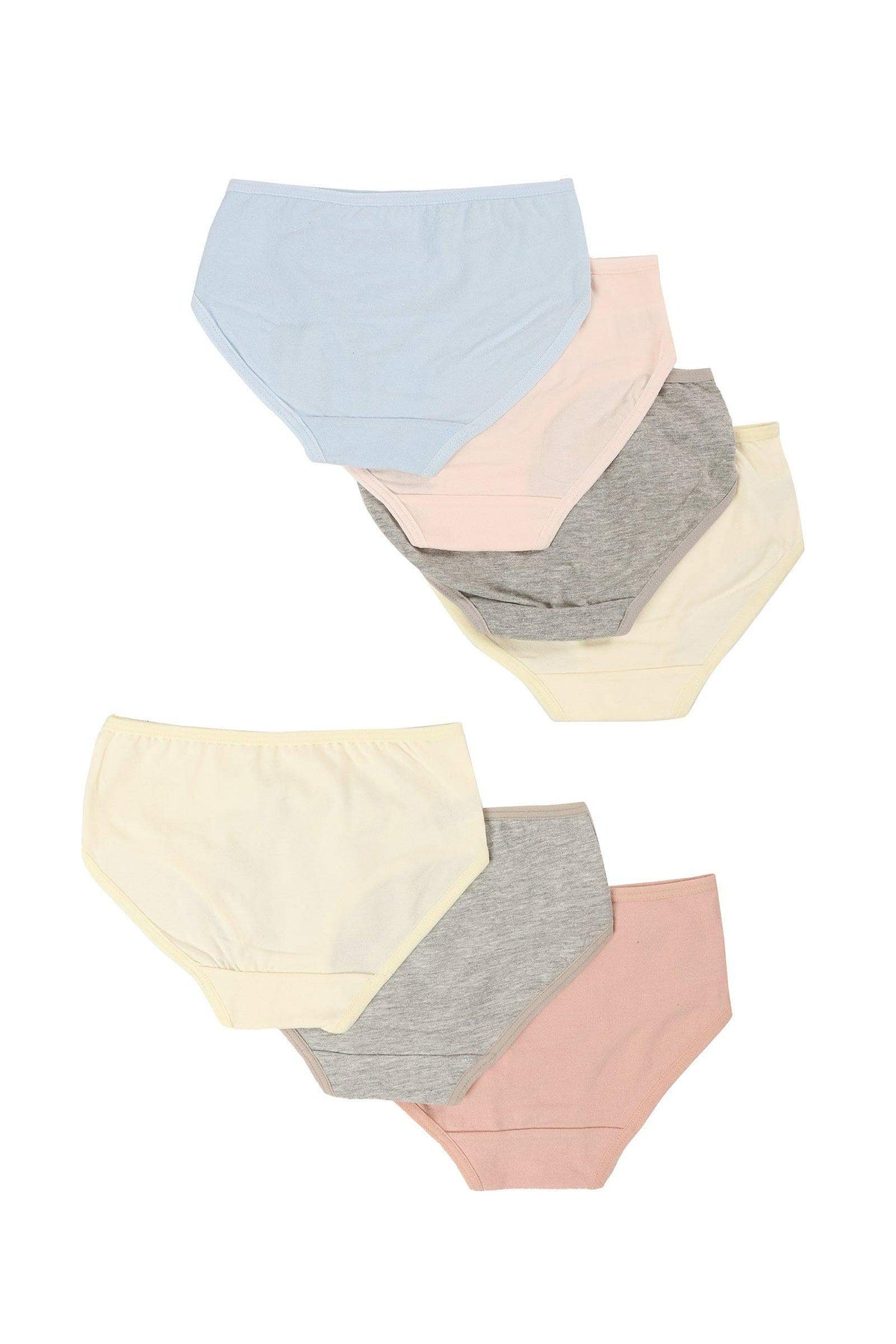 Pack of 7 Brief Panties for Girls - Carina - كارينا
