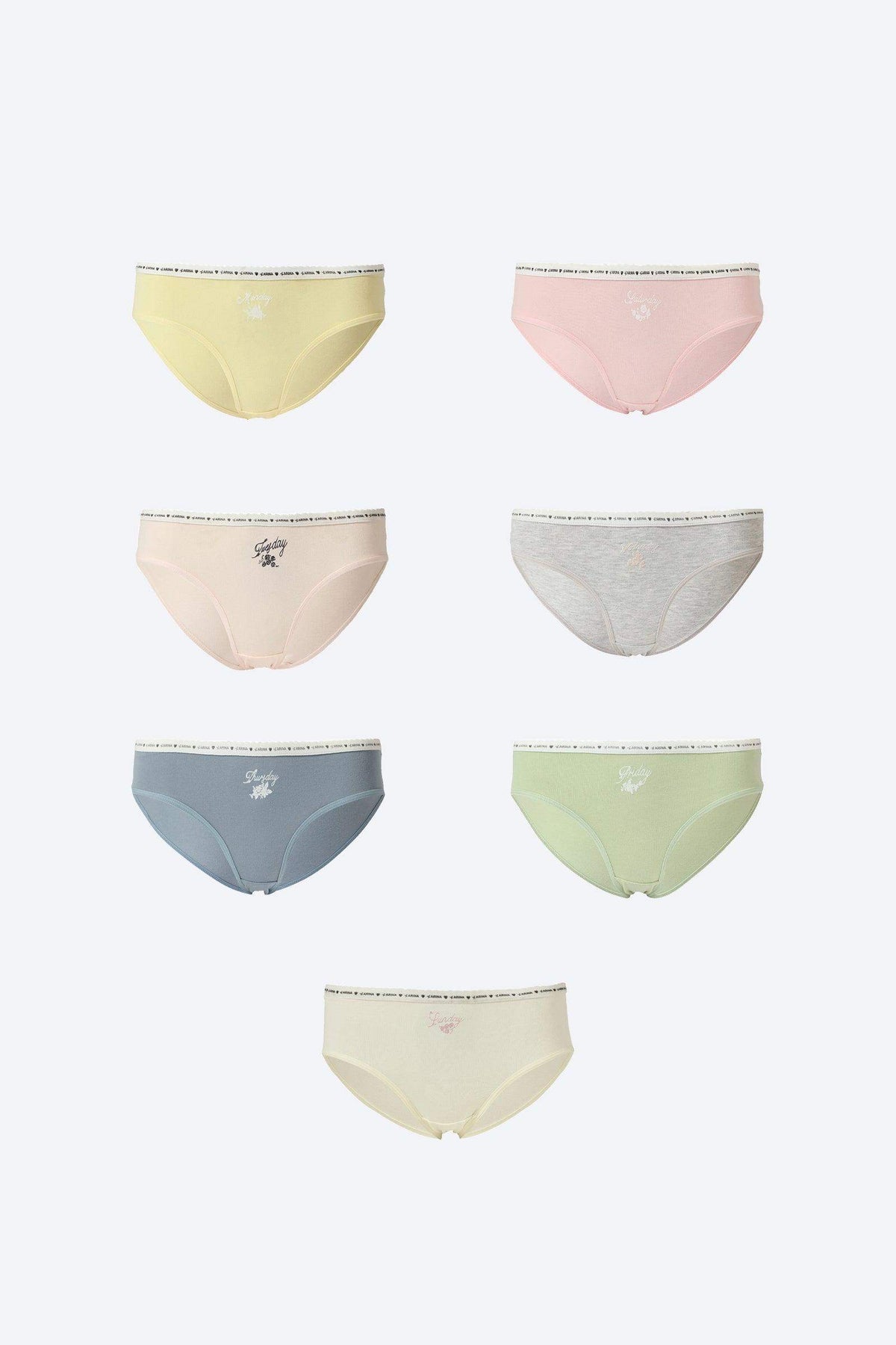 Pack Of 7 Briefs For Kids - Carina - كارينا