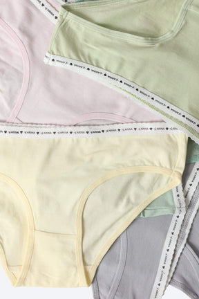 Pack of 7 Cotton Bikini Panties - Carina - كارينا