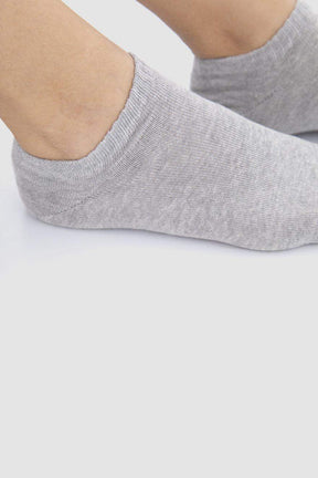Plain Ankle Socks - 5 Pairs - Carina - كارينا