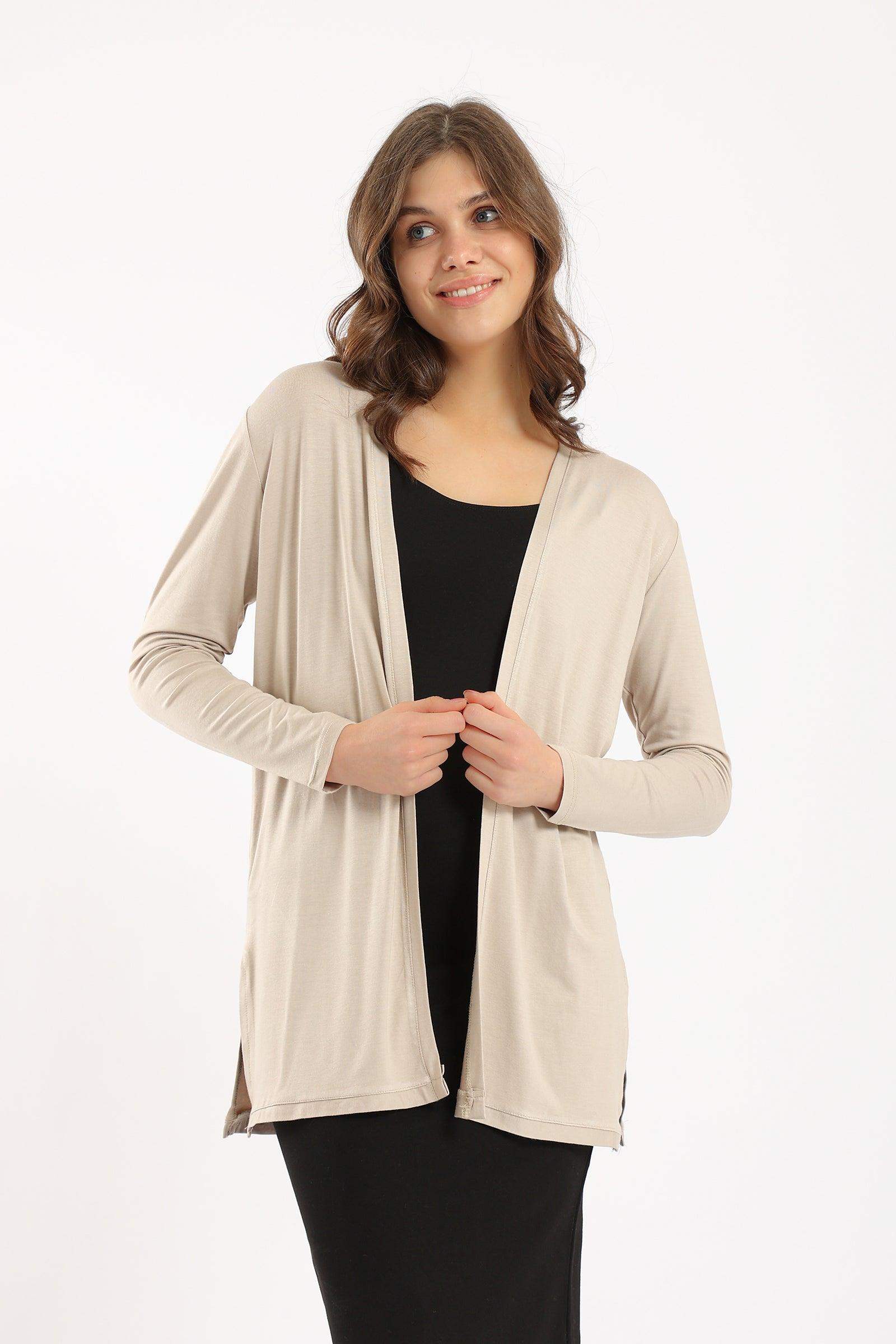 Long sleeve long cardigan best sale