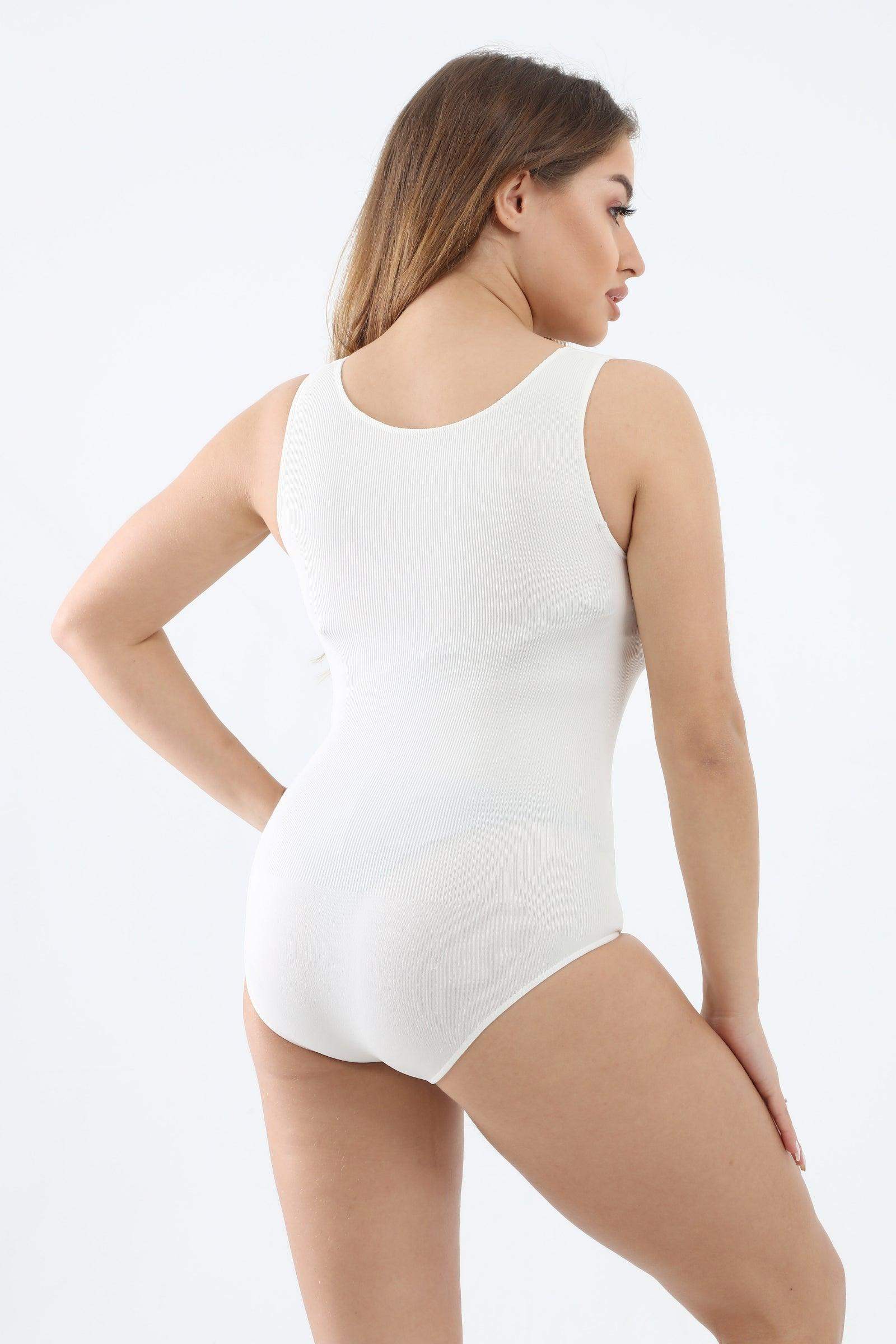 Plain Microfiber Bodysuit - Carina - كارينا