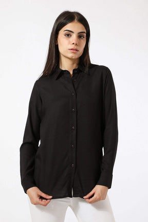 Plain Shirt with Long Sleeves - Carina - كارينا